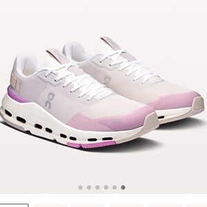 On Running Cloudnova Form 2 Women's Sneakers in Pearl and Raspberry